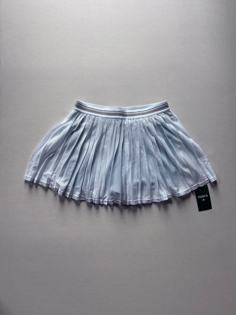 Halara High Waisted Pleated Tennis Skort Womens Small Blue Shorts Pocket  NWT